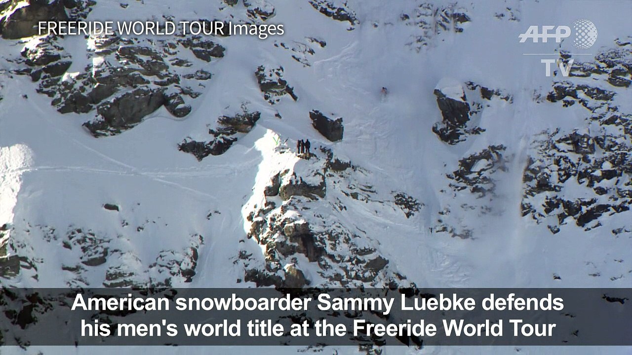 Verbier Xtreme: US snowboarder Luebke wins thir...