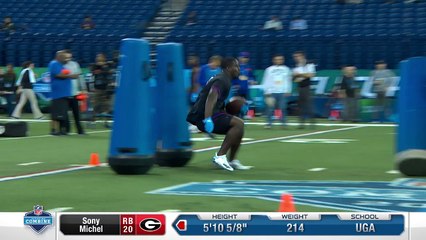 Georgia running back Sony Michel's full 2018 NFL Scouting Combine workout