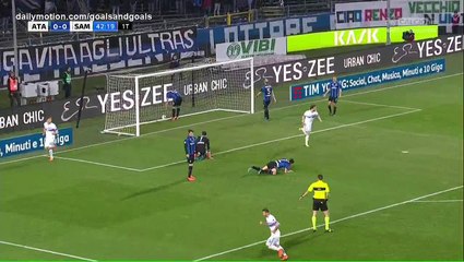 Gianluca Caprari Goal HD - Atalanta 0 - 1 Sampdoria - 03.04.2018 (Full Replay)