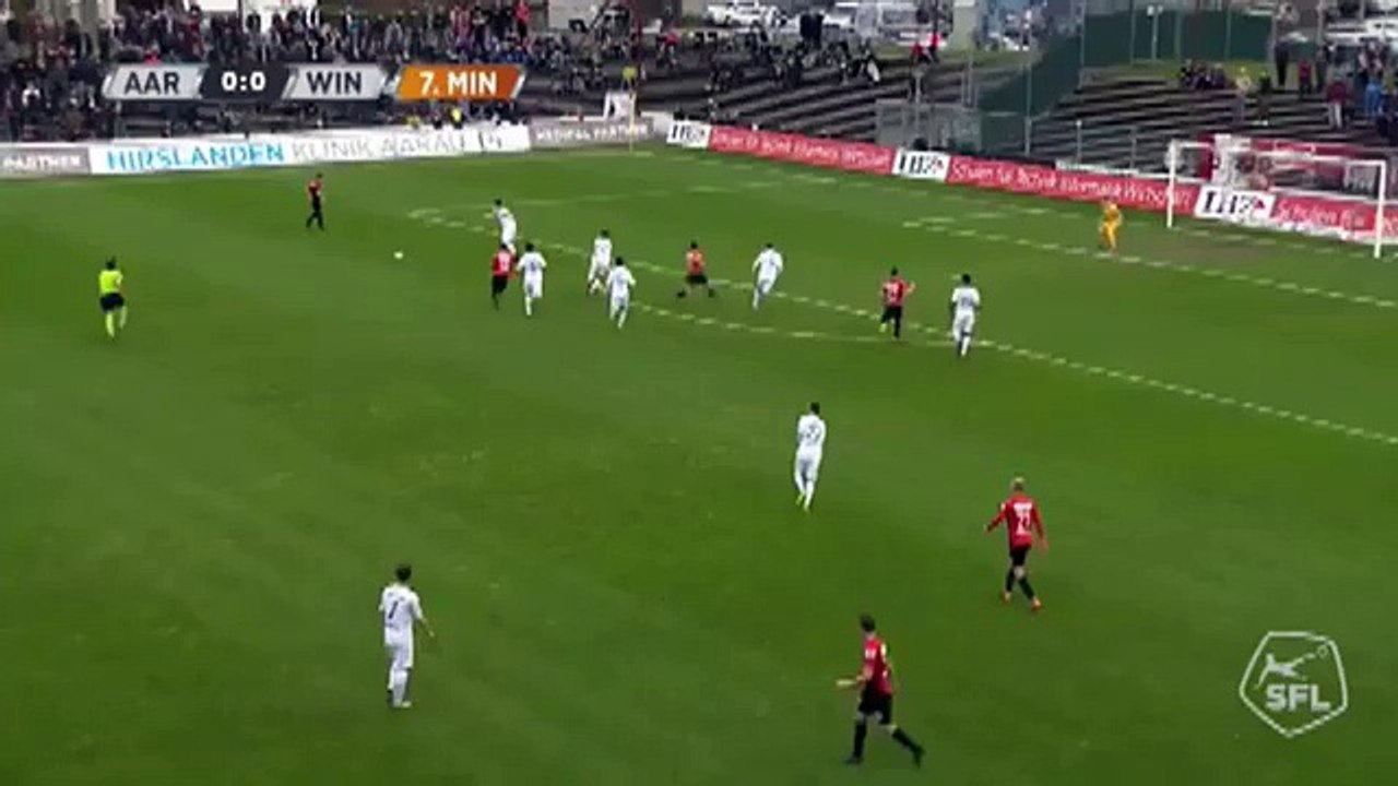 Aarau 1:0 Winterthur (Switzerland.Challenge League. 2 April 2018)