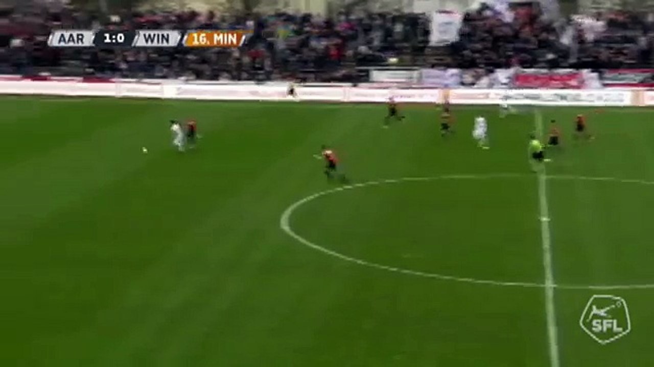 Aarau 1:1 Winterthur (Switzerland.Challenge League. 2 April 2018)