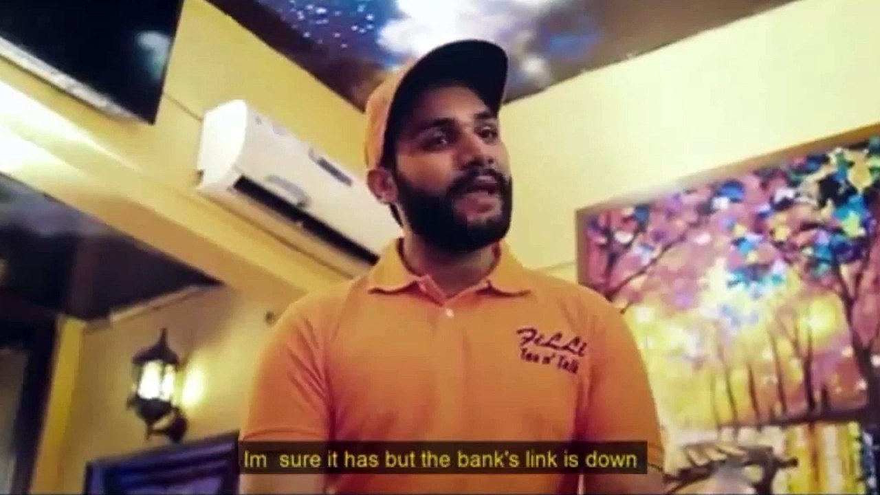 Girl friend boy friend with real friend in coffee shop