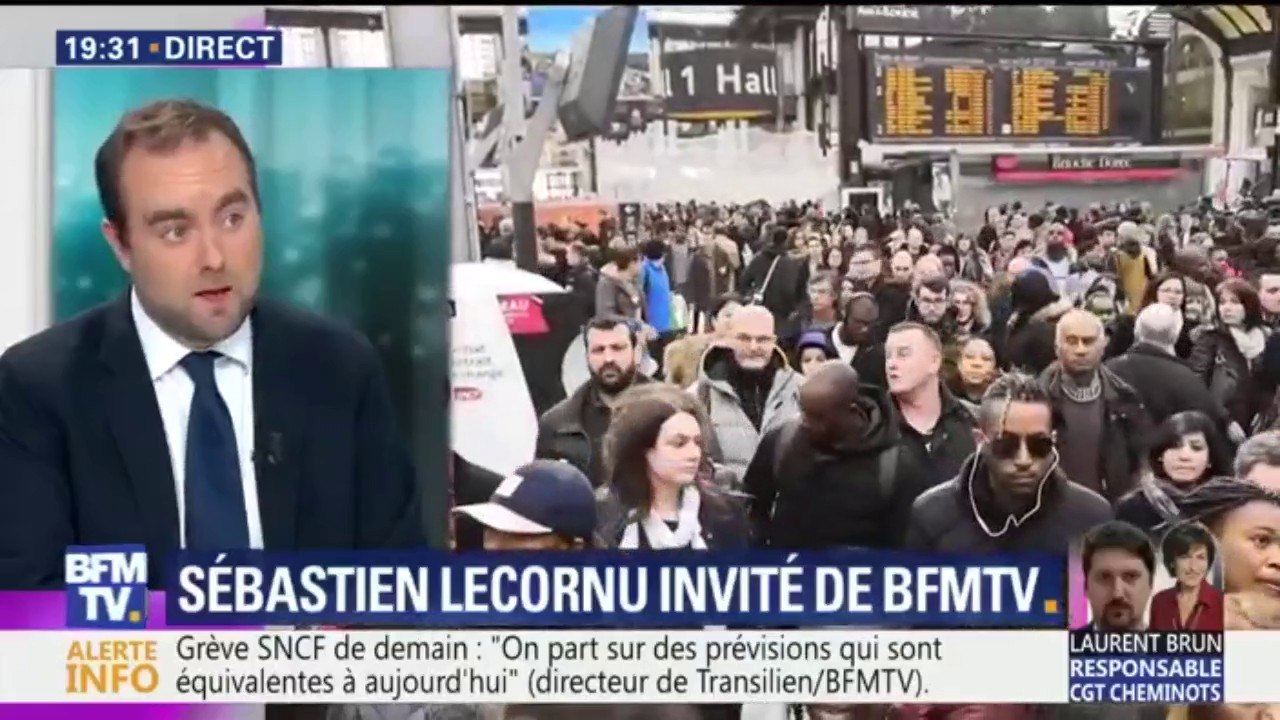 Réforme de la SNCF: "La mise en concurrence a des vertus", estime Sébastien Lecornu