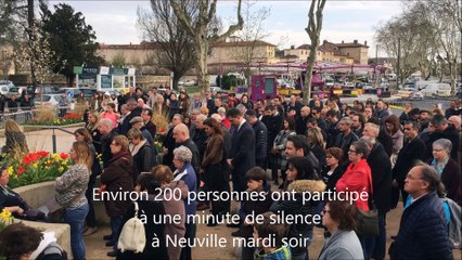 Accident de manège mortel à Neuville : 200 personnes rendent hommage aux victimes