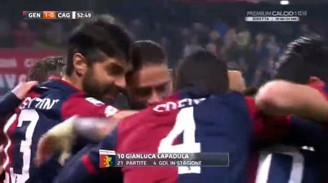 Gianluca Lapadula Goal HD - Genoa	1-0	Cagliari 03.04.2018