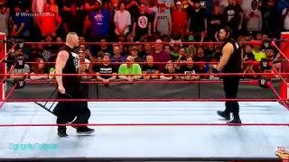 Brock Lesnar vs Roman Reigns before Wrestle mania