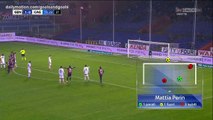 Nicolo Barella penalty Goal HD - Genoa 1 - 1 Cagliari - 03.04.2018 (Full Replay)