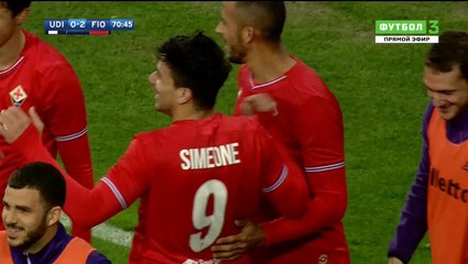 Giovanni Simeone Goal - Udinese 0-2 Fiorentina 03-04-2018