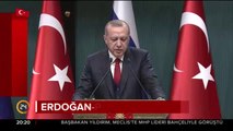 Cumhurbaşkanı Erdoğan ve Putin ortak basın toplantısı düzenledi