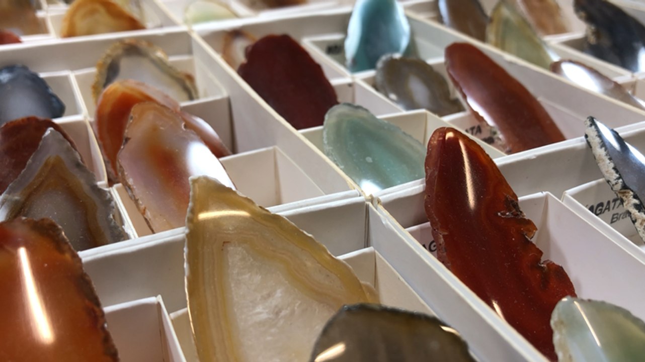 Expo-vente de minéraux et fossiles