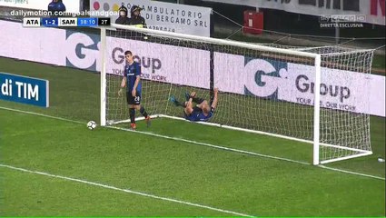 Duvan Zapata Goal HD - Atalanta 1 - 2 Sampdoria - 03.04.2018 (Full Replay)
