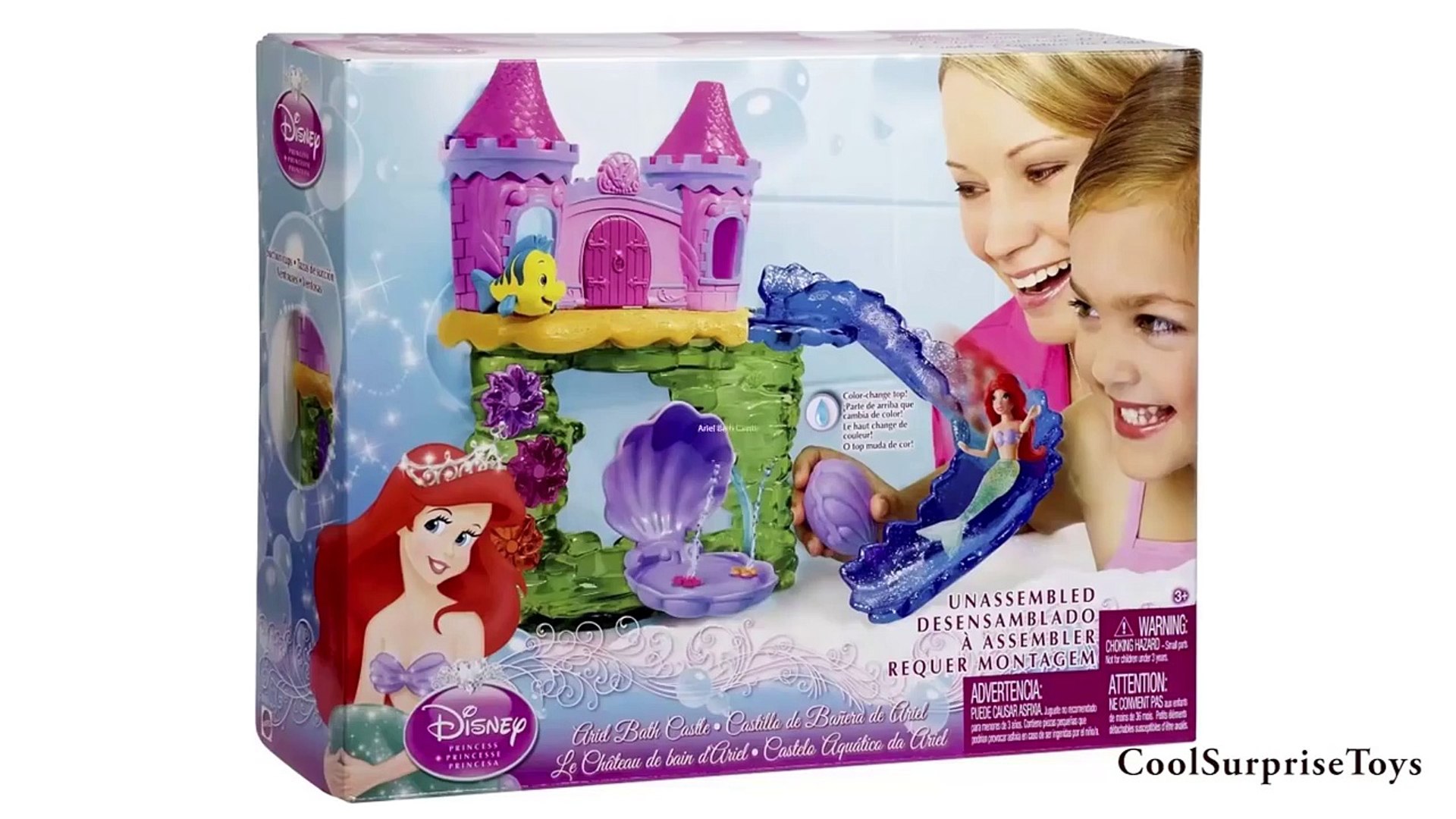 ariel bath toys