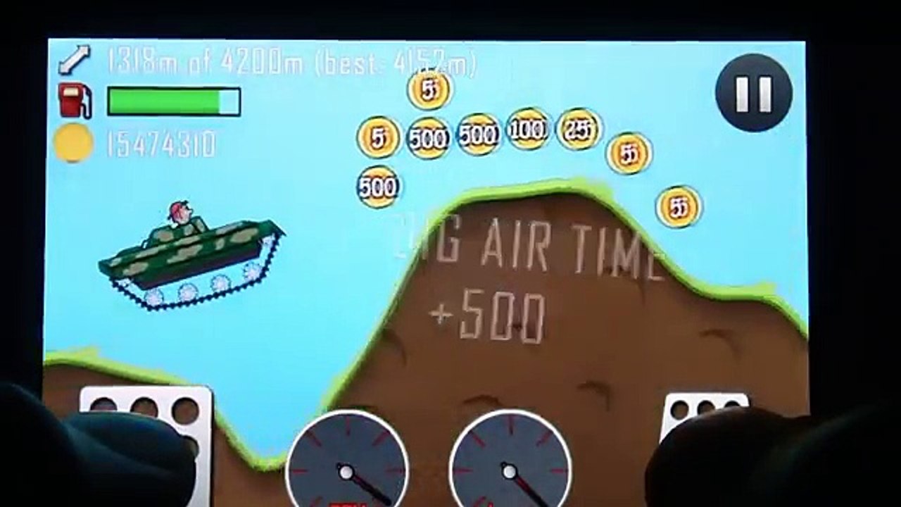 Hill Climb Racing tutorial - Countryside w/ tank