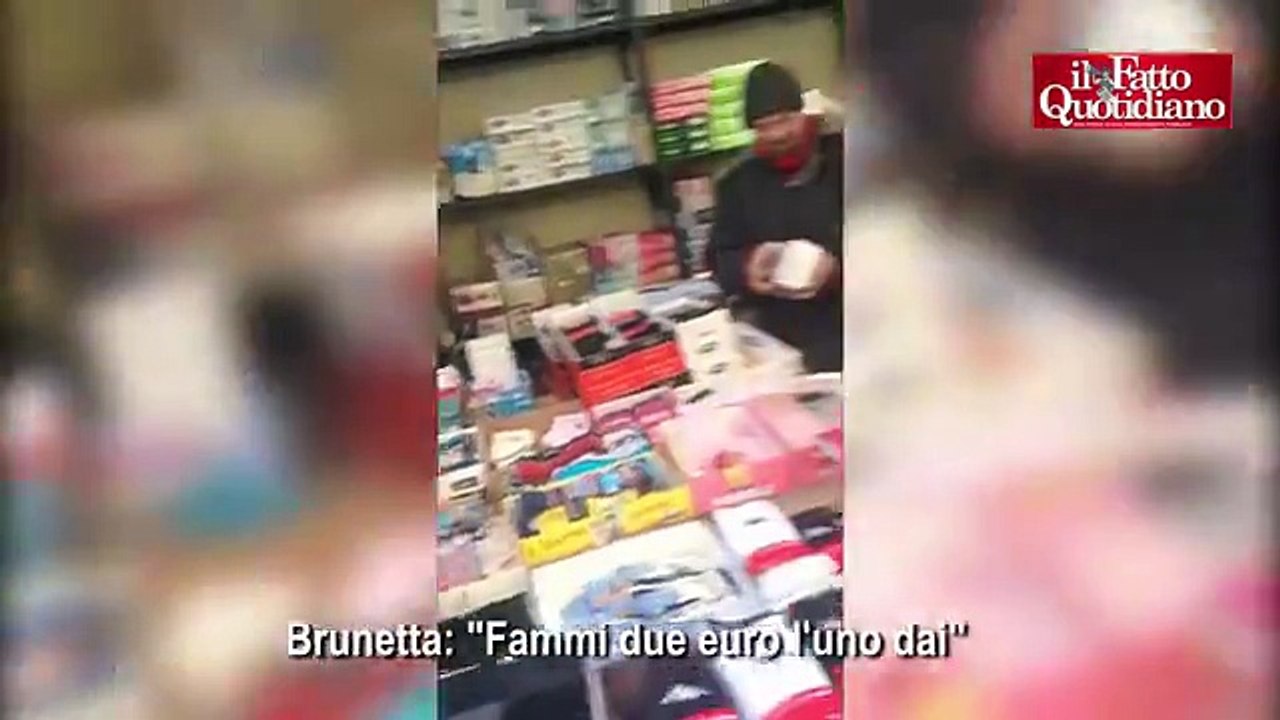 L'ONOREVOLE BRUNETTA LITIGA PER RISPARMIARE SUI CALZINI, Che schifo