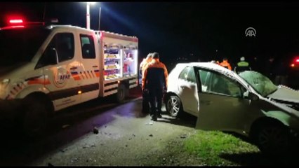 Elazığ'da tankerle otomobil çarpıştı: 1 ölü, 3 yaralı
