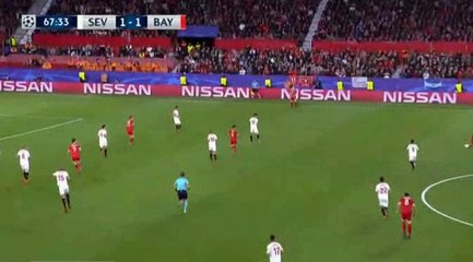 Thiago Alcantara Goal - Sevilla 1-2 Bayern Munich - 03.04.2018