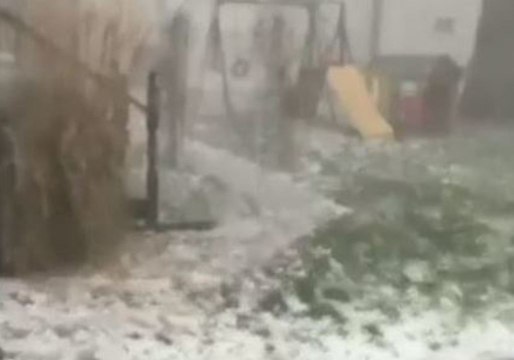 Hail Pounds Ohio Town as Severe Storms Sweep State