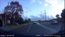 Driver Stops Quickly to Avoid Boy on Bicycle