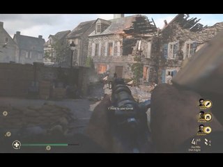 Call Of Duty WW2 Mission 3 Stronghold HD gameplay_