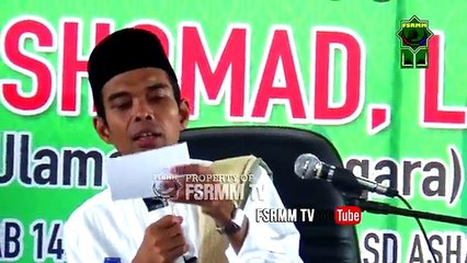sholat di belakang orang yang suka membidahkan -  Ustadz Abdul Somad Lc. MA