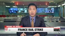 Rail workers in France start three-month rolling strike against Macron's labor reforms