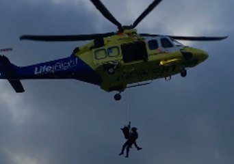 Queen's Baton Arrives by Helicopter in Time for Commonwealth Games