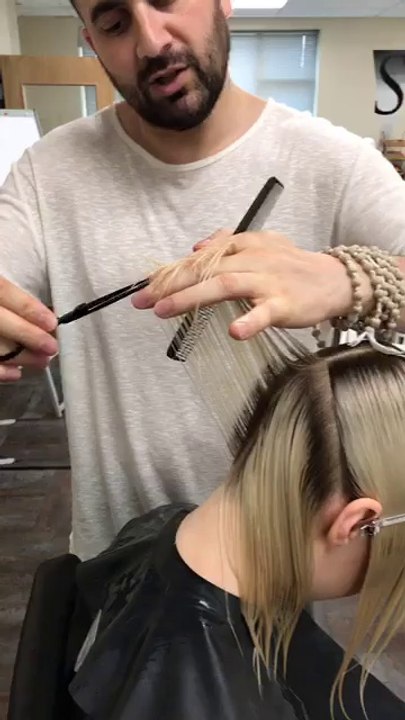 Long Bob haircut step by step - Long layered haircut tutorial