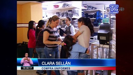 Aún no se reactiva comercio por venta de uniformes escolares