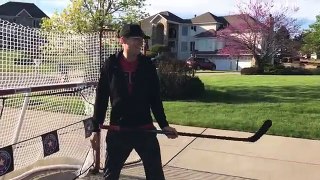 Kids HocKey Shooting Challenge Ultimate Snipe Session and 3 Bar CBanks vs Rob from ButtEndz
