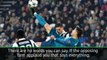 Ronaldo's team mates in awe of overhead kick