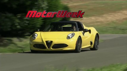 2015 Alfa Romeo 4C Spider & 2016 Mazda CX-3 (MotorWeek)