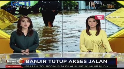 Banjir Lampung Tutup Akses Jalan
