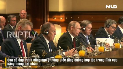 Tổng thống Nga Putin đến Thổ Nhĩ Kỳ bàn về Syria và S-400