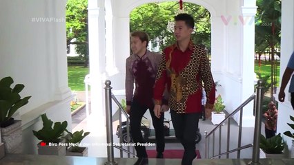 'Titipan' Presiden Jokowi Untuk Kevin/Marcus