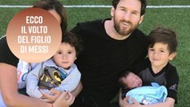 Messi ha mostrato il volto di suo figlio