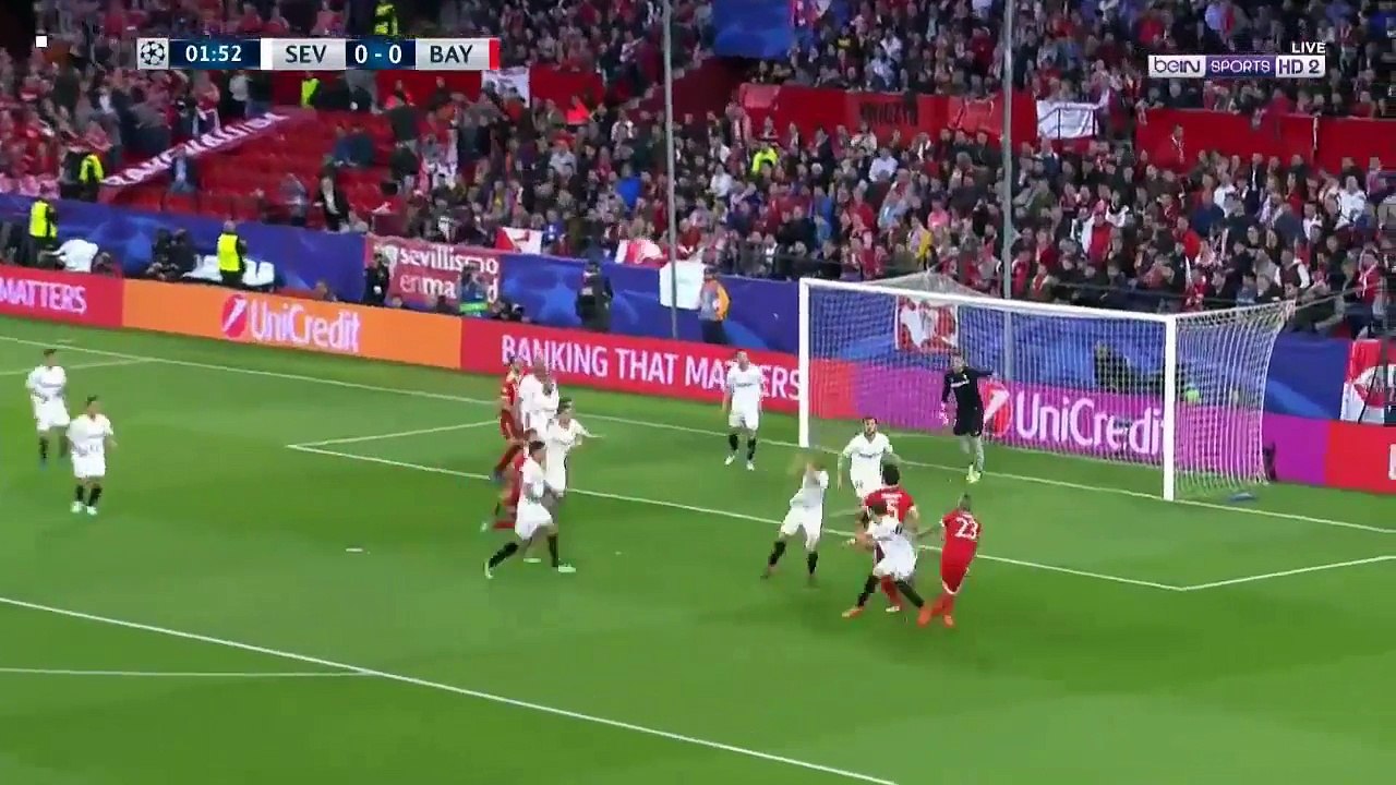 ملخص مباراة باايــ رن مــ يونخ و اشــ بيلــ ية 2-1 - مباراة مثيرة جدا - دورى الابـ طال 2018