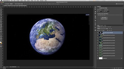 EARTH ZOOM • After Effects & Photoshop Tutorial