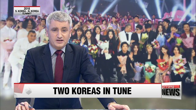 South Korean art troupes return home after joint concert with North Korean counterparts