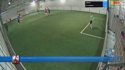 But de Geoffrey (7-2) - JABOX Vs FC CONFO - 03/04/18 20:00 - LIGUE 3 - Poitiers Game Parc