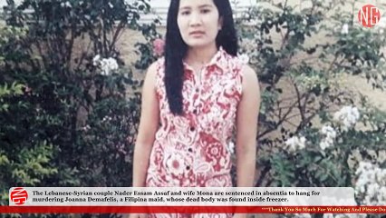 Killer Couple Of Joanna Demafelis To Be Hanged To Death