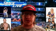 WWE Tuesday night SmackDown live and mixed match challenge results and review and WrestleMania 34-ma