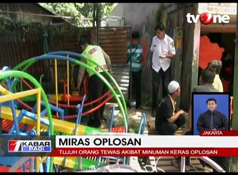 Minuman Keras Oplosan Tewaskan Tujuh Orang di Duren Sawit