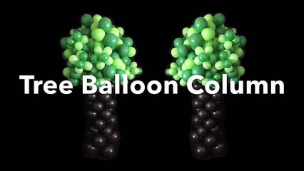 Tree Balloon Column Tutorial - Balloon Decoration Idea