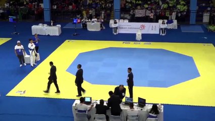 PON 2018 - TAEKWONDO - KALIMANTAN UTARA vs JABAR