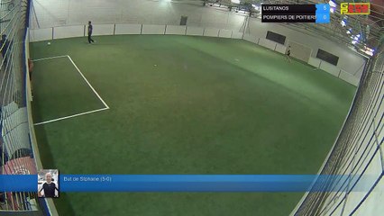 But de Stphane  (5-0) - LUSITANOS Vs POMPIERS DE POITIERS - 03/04/18 21:00 - LIGUE 1