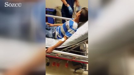 Düdük yutan çocuk sosyal medyayı salladı