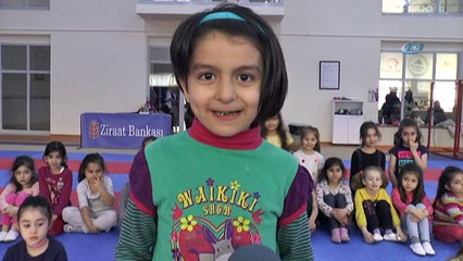 Jimnastik çocukların gelişimini sağlıyor
