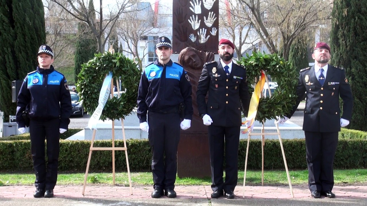 Homenaje a las víctimas del 11M y al GEO fallecido en Leganés Norte