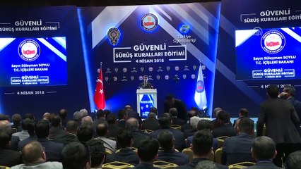 Soylu: 'Trafikte yeni hedefimiz, insanların trafikteki davranışlarını değiştirmek' - ANKARA