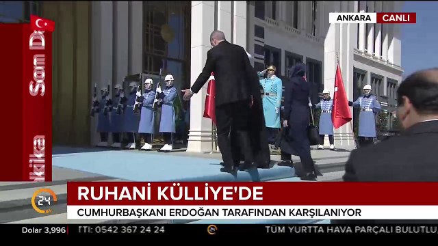 İran Cumhurbaşkanı Ruhani Ankara'ya geldi